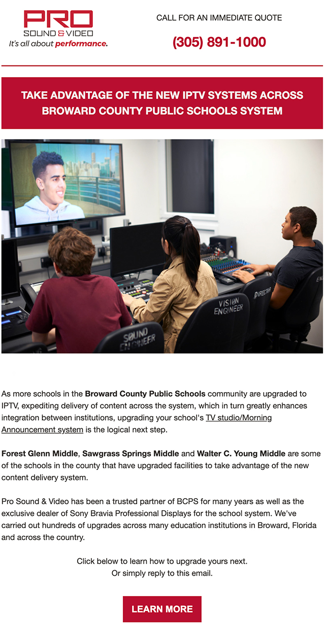 Email marketing program managed by Maia Interactive