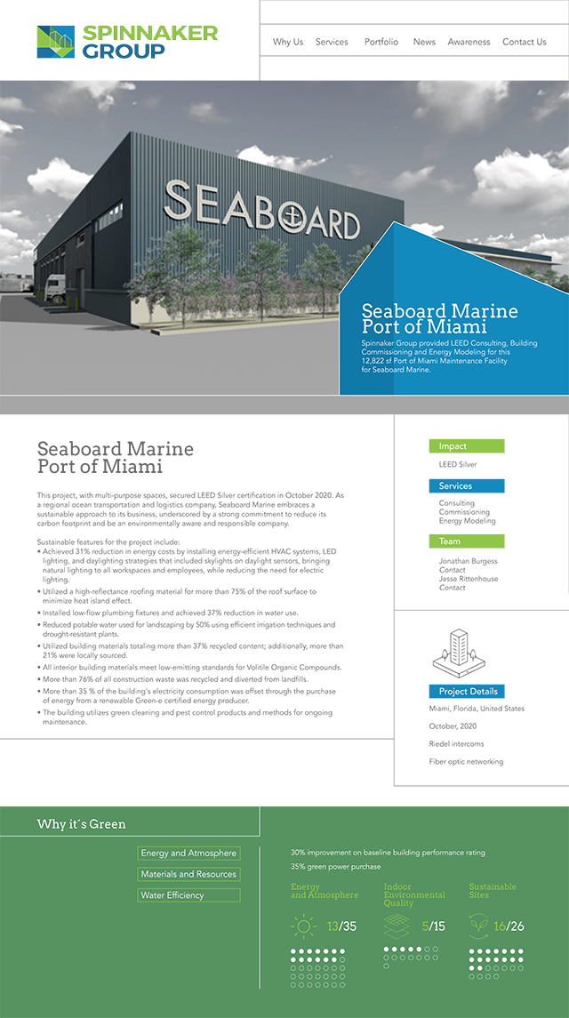 Illustration of aggregated green-building data table or dashboard