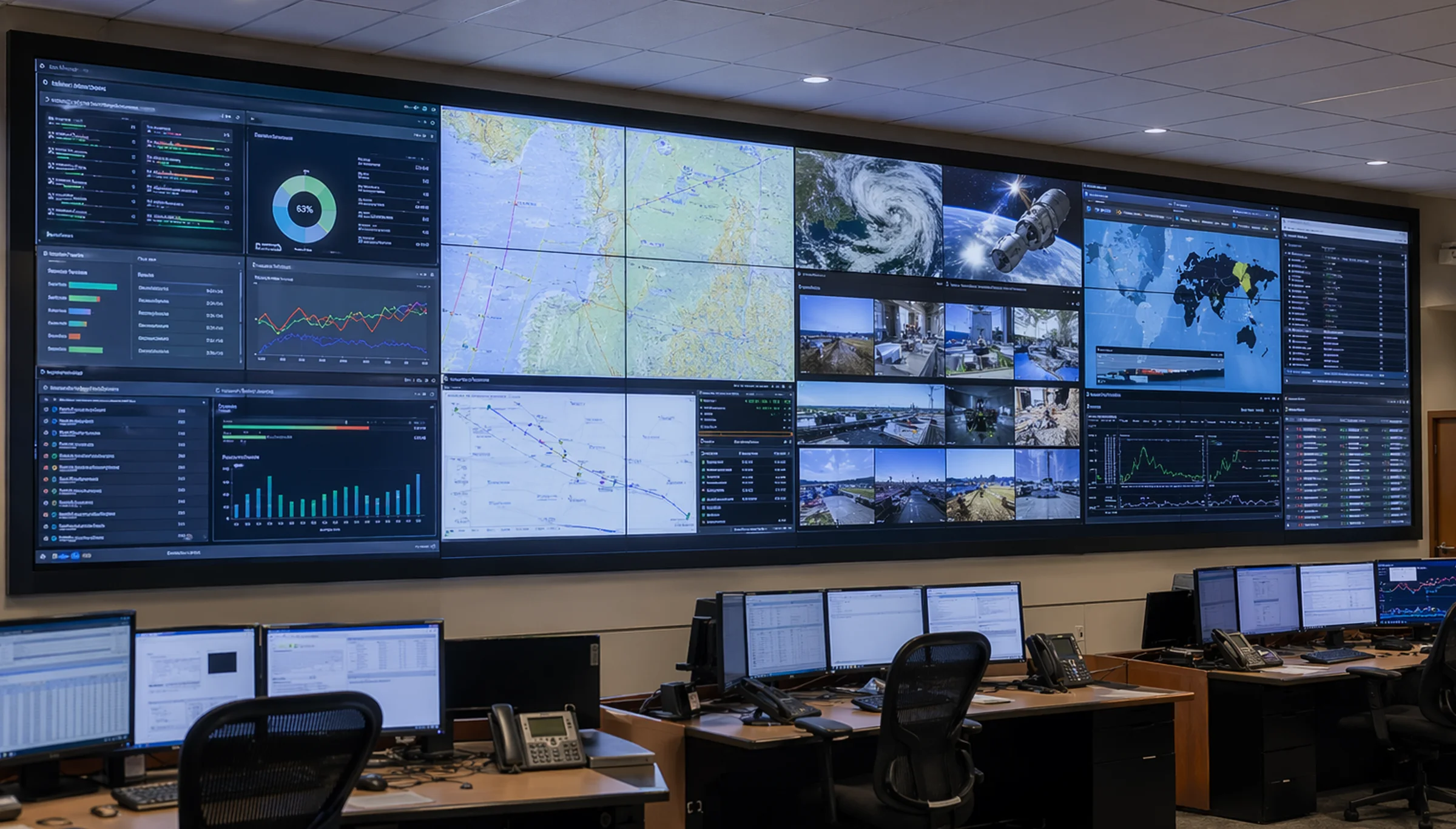 Pro AVL case study preview showing enterprise AV systems and video wall integration